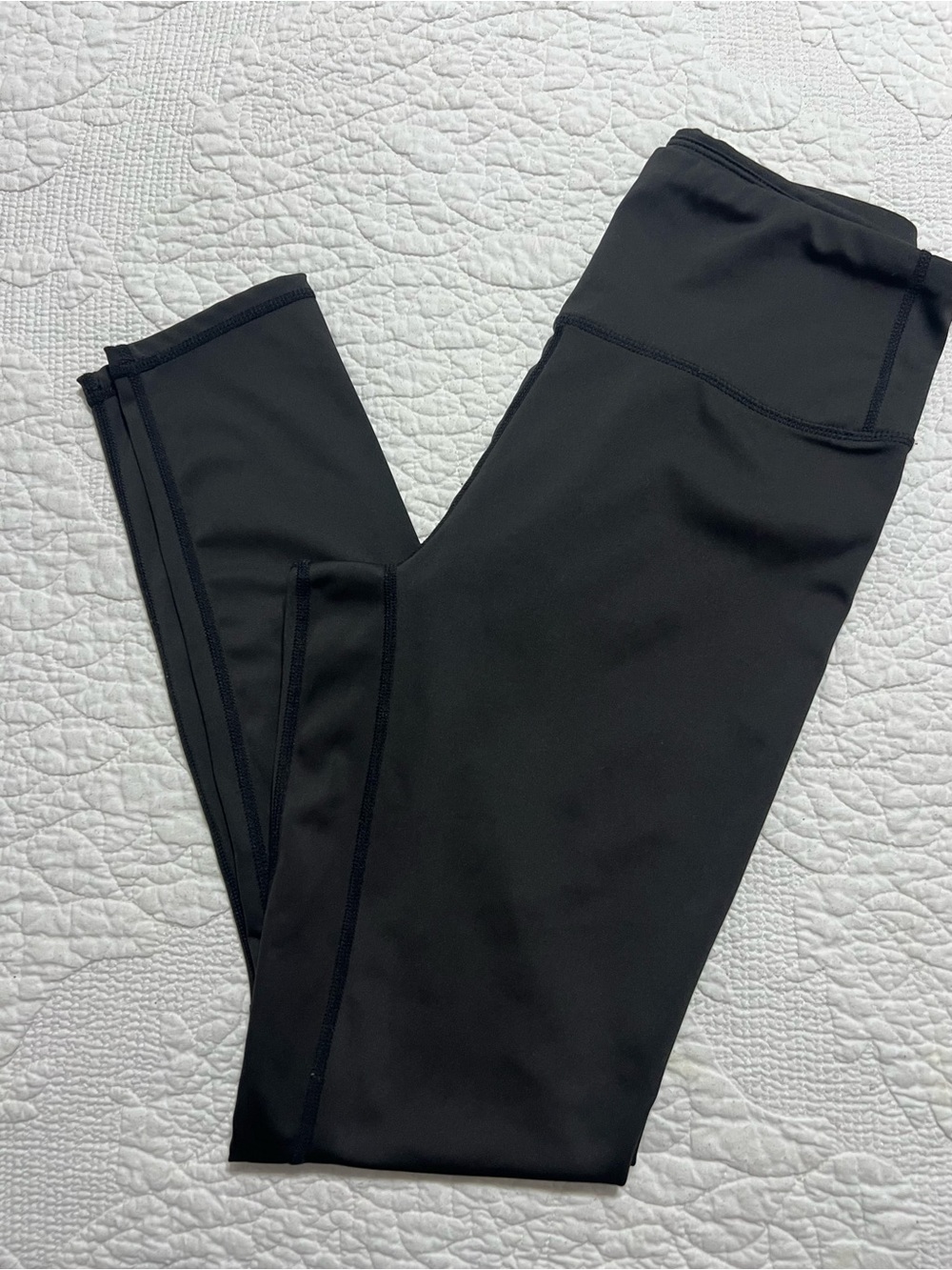 Dazy Leggings Womens Small Black High Rise Waist Ankle Yoga Pants 25” Inseam 630